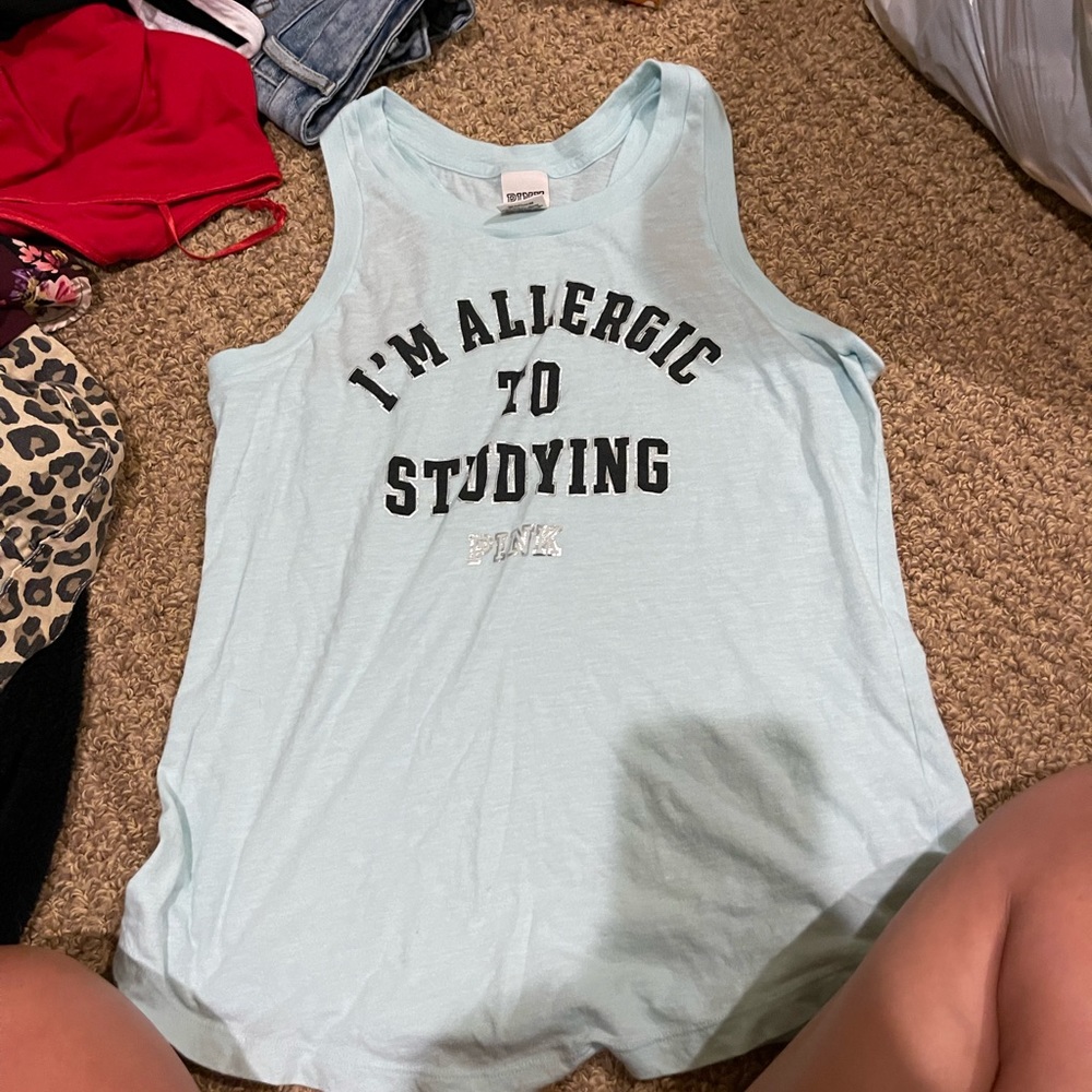 VS PINK graphic tank top